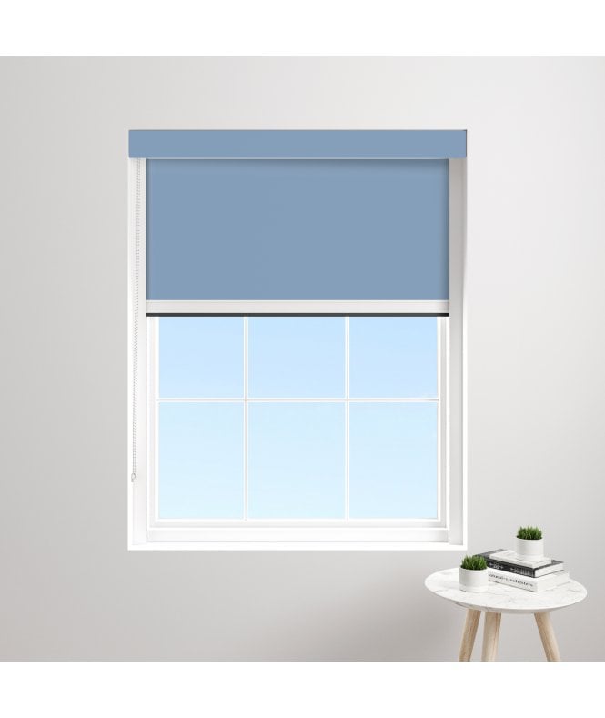BlocOut™ Made to Measure XL 100% Blackout Blind in Sporty Blue