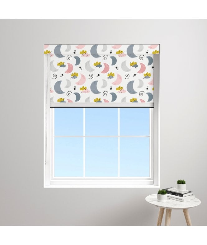 BlocOut™ Made to Measure XL 100% Blackout Blind in Sweet Dreams Pink