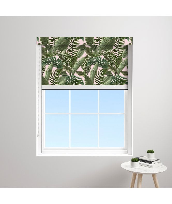 BlocOut™ Made to Measure XL 100% Blackout Blind in Tropical Pink