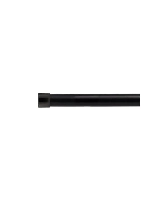New Edge Blinds 16-19mm Fenton Extendable Eyelet Metal Curtain Pole Set Black