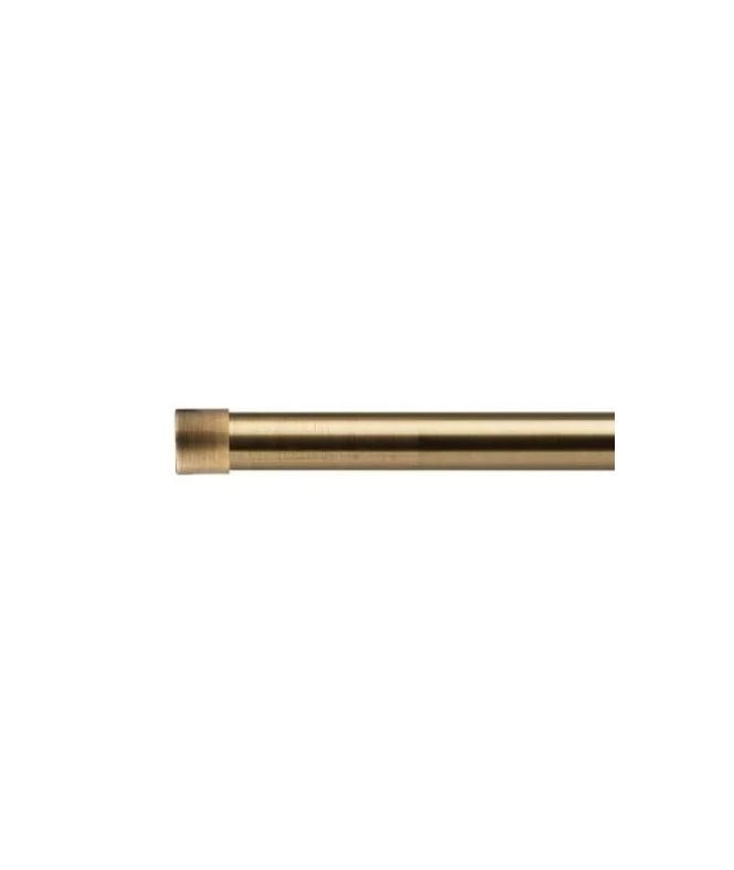 New Edge Blinds 16-19mm Fenton Extendable Eyelet Metal Curtain Pole Set Brass