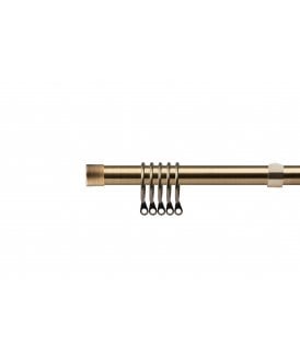 16-19mm Fenton Extendable  Metal Curtain Pole Set Brass