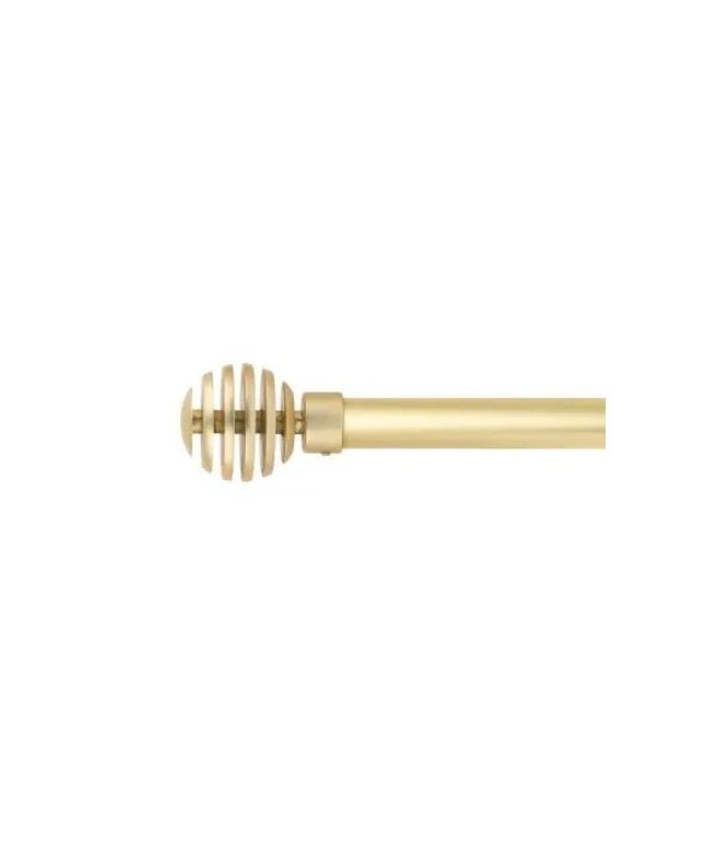New Edge Blinds 16-19mm Geneva Extendable Eyelet Metal Curtain Pole Set Gold