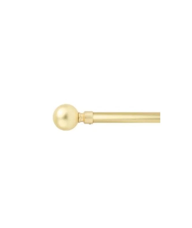 New Edge Blinds 16-19mm Sphere Extendable Eyelet Metal Curtain Pole Set Gold