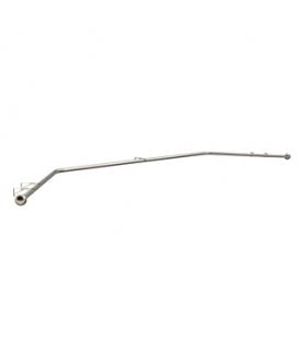 19mm 400cm Ball End Eyelet Bay Pole Set - Satin Silver