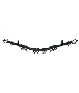 19mm 420cm Crown Bay Pole Set - Black