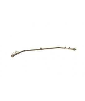 28mm 400cm Ball End Eyelet Bay Pole Set - Antique Brass