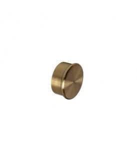 35mm End Cap Antique Brass Metal Curtain Pole Finial (2PK)