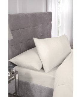400 Thread Count Cotton Collection Extra Deep Fitted Sheet in Cream