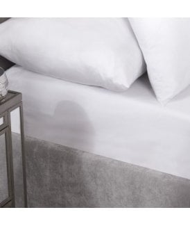 400 Thread Count Cotton Collection Extra Deep Fitted Sheet in White