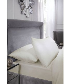 400 Thread Count Cotton Collection Pillowcase Pair in Cream