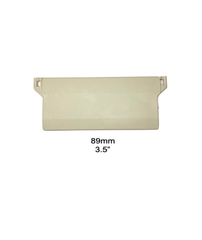 New Edge Blinds 89mm Replacement Vertical Slat Weights in Beige