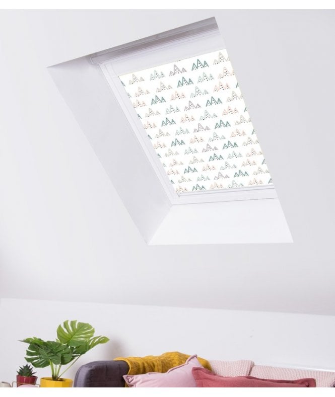 New Edge Blinds Alpine Sketch Blackout Skylight Blind for VELUX® Roof Windows (V Codes)