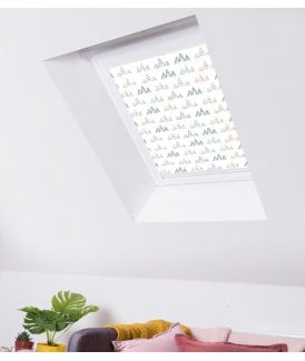 Alpine Sketch Blackout Skylight Blind for VELUX® Roof Windows (V Codes)