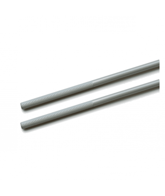 New Edge Blinds Aluminium Style Curtain Draw Rod in Titanium (Pack of 2)