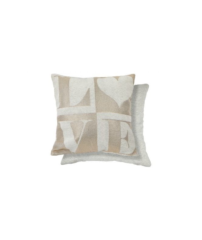 New Edge Blinds Amor Chenille Cushion Cover in Natural
