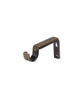 Antique Brass Adjustable Metal Curtain Pole Support Bracket (28mm)
