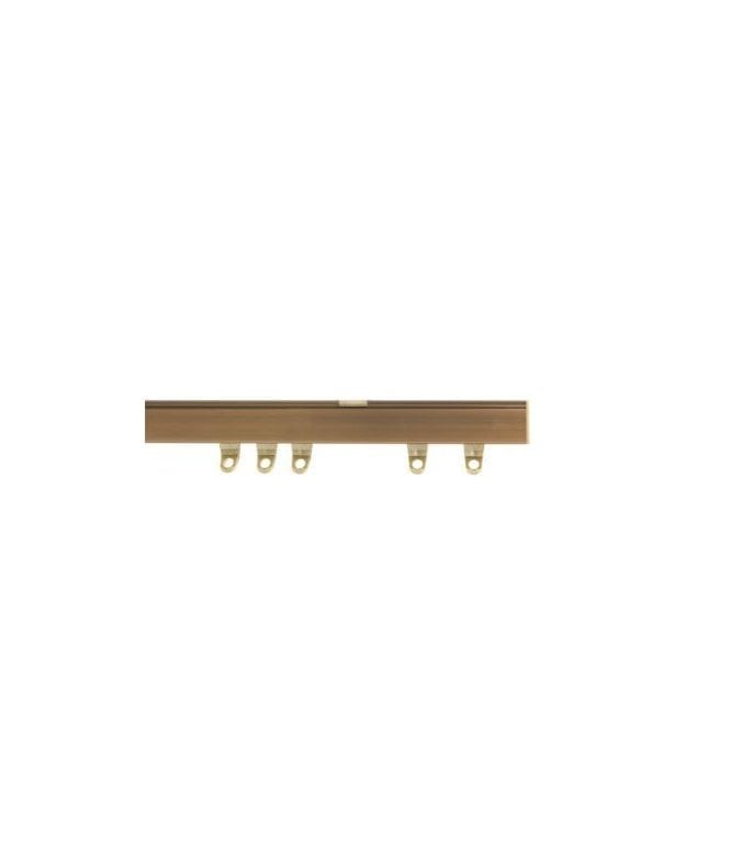 New Edge Blinds Antique Brass Fineline Aluminium Curtain Track