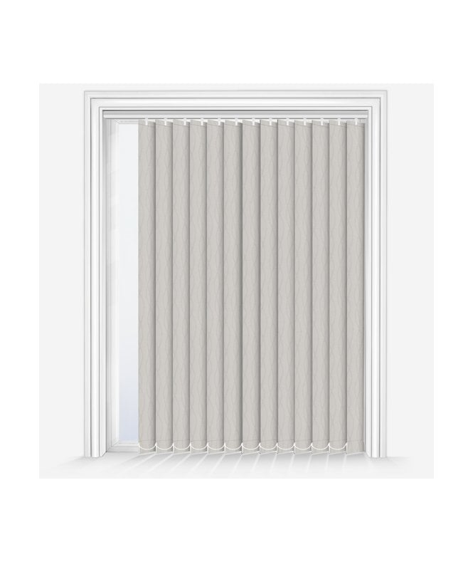 New Edge Blinds Aria Vapour Custom Made Dimout Vertical Blind