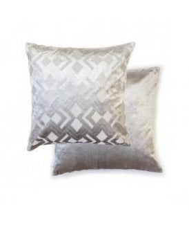 Barcelona Collection Cushion Cover in Silver