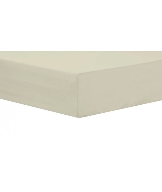 New Edge Blinds Basics Fitted Sheet in Cream