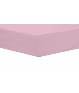 Basics Fitted Sheet in Pink