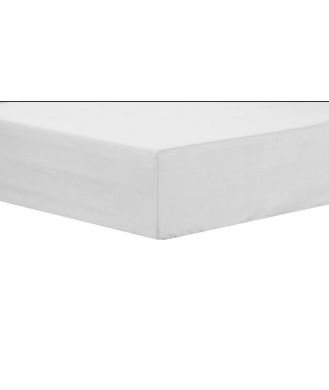 New Edge Blinds Basics Fitted Sheet in White