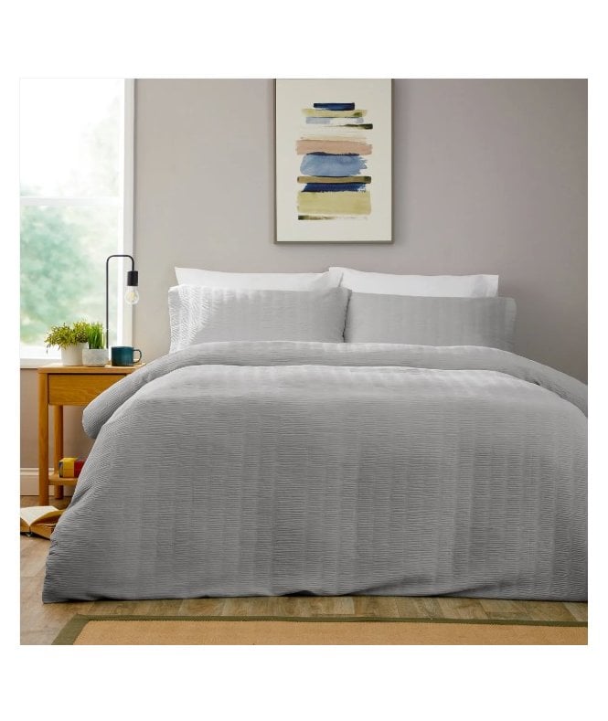 New Edge Blinds Belgravia Duvet Set in Grey
