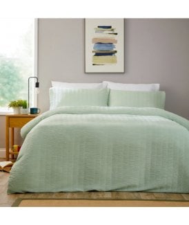 Belgravia Duvet Set in Sage Green