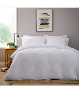 Belgravia Duvet Set in White