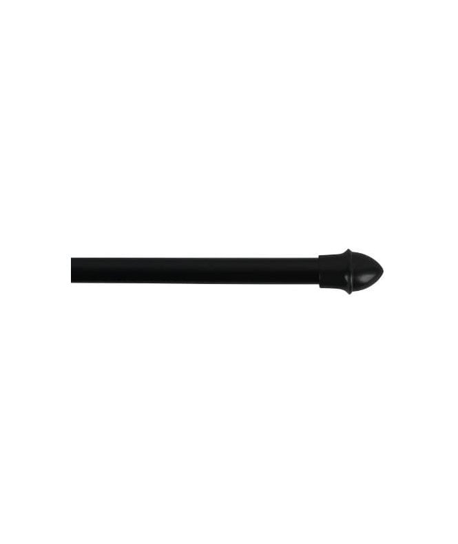 New Edge Blinds Black 13mm Extendable Metal Curtain Cafe Rods
