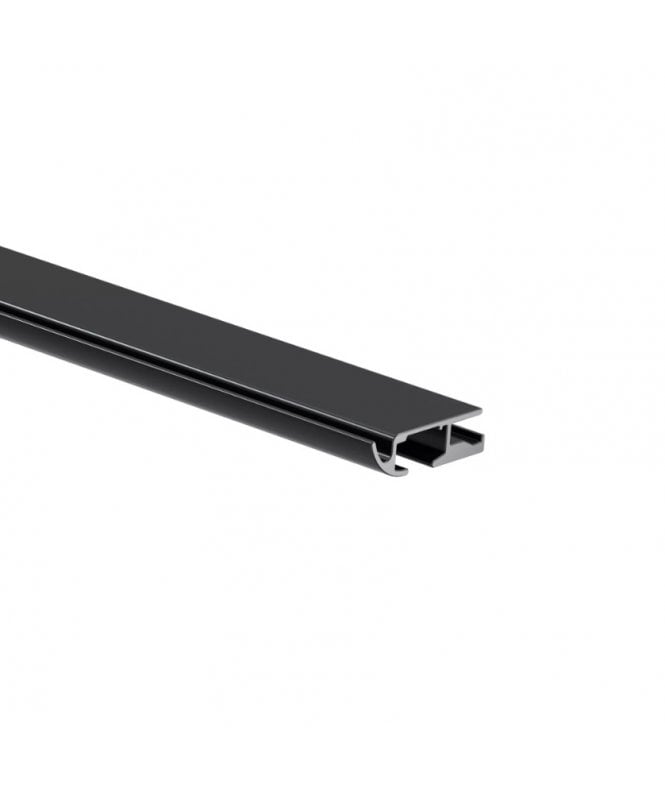 New Edge Blinds Black Aluminium Hidden Ceiling Fix Curtain Track