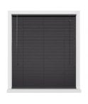 Black Aluminium Venetian Blinds 152cm Drop (25mm Slats)