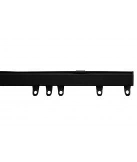Black Fineline Aluminium Curtain Track