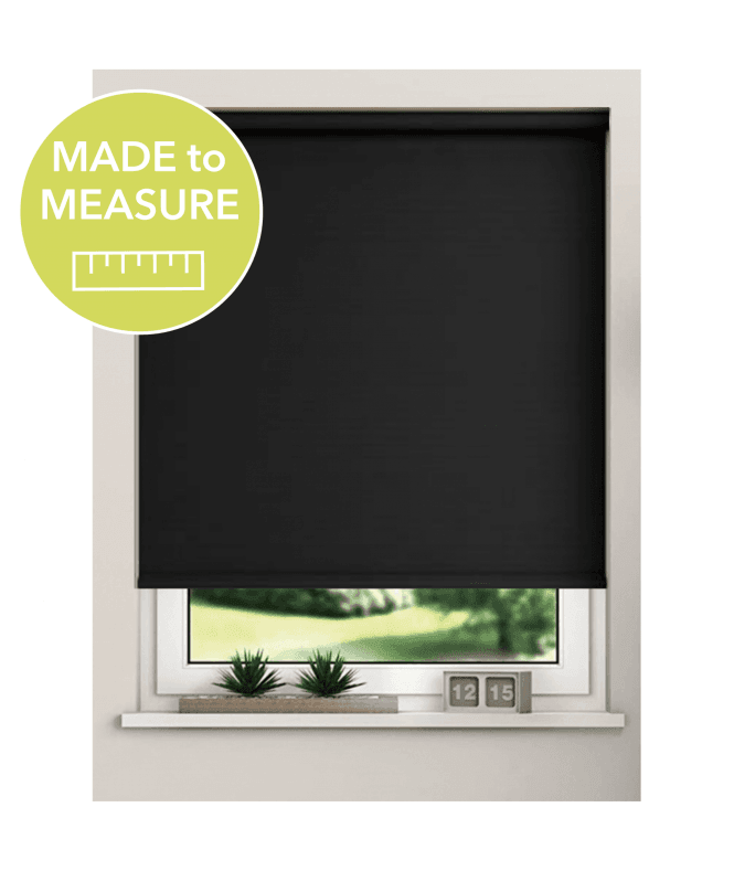 New Edge Blinds Black Made to Measure Blackout Blind