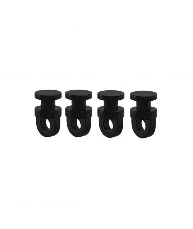 New Edge Blinds Black Styleline Curtain Track Gliders