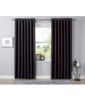 Blackout Curtains in Black