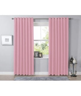 Blackout Curtains in Dusky Pink