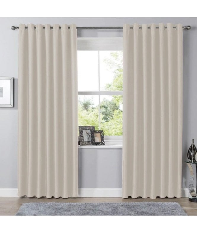 New Edge Blinds Blackout Curtains in Natural
