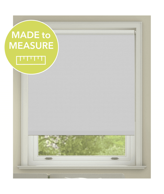 New Edge Blinds Blanc Madrid Made to Measure Blackout Blind