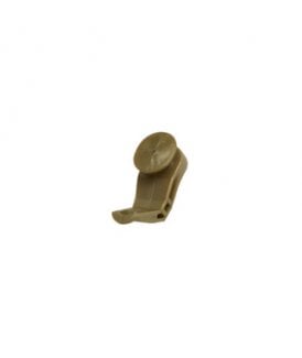 Brass Fineline Curtain Gliders