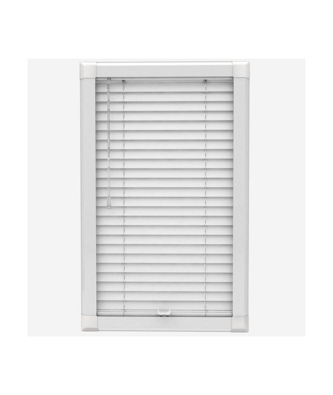 New Edge Blinds Bright White Wooden Venetian Perfect Fit Blinds