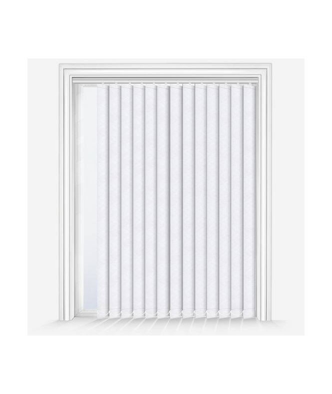 New Edge Blinds Cameo White Custom Made Dimout Vertical Blind