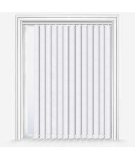Cameo White Custom Made Dimout Vertical Blind
