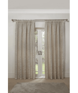 Cavendish Lined Pencil Pleat Curtains Cream