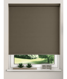 Chocolate Blackout Roller Blind (170cm Drop)