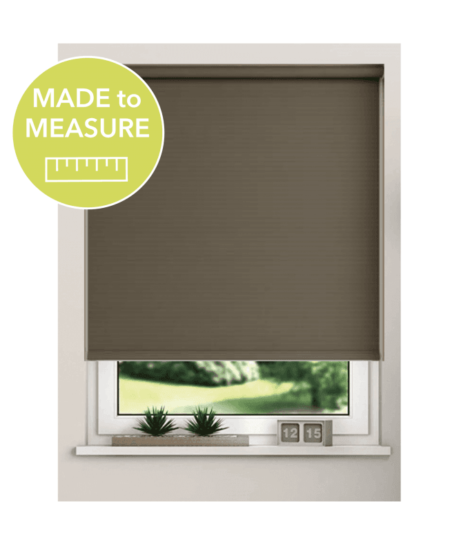 New Edge Blinds Chocolate Made to Measure Blackout Blind