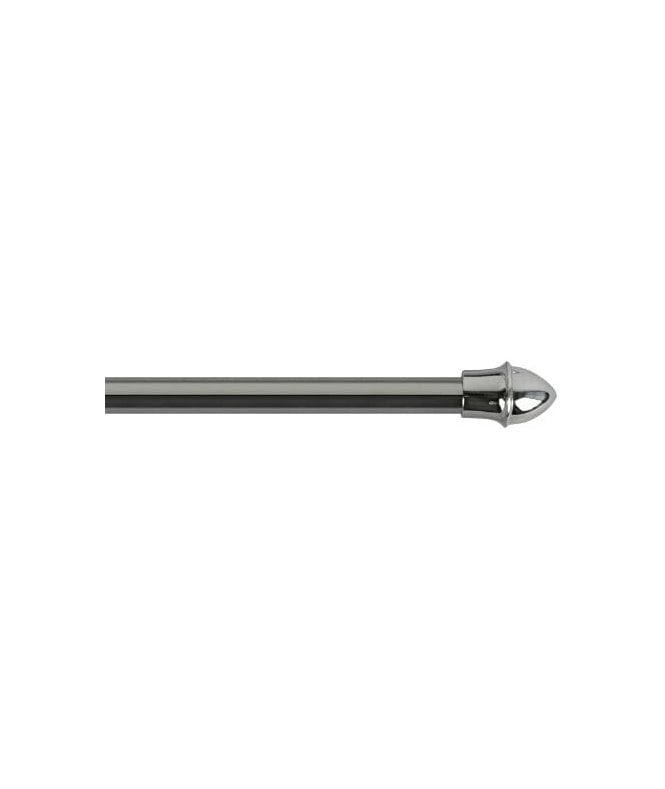 New Edge Blinds Chrome 13mm Extendable Metal Curtain Cafe Rods