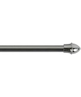 Chrome 13mm Extendable Metal Curtain Cafe Rods