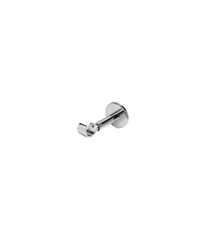 New Edge Blinds Chrome IDC Metal Curtain Pole Support Bracket (28mm)